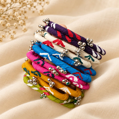 Navratri bangles stack