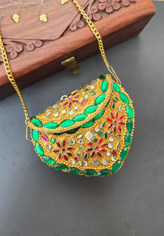 Mini Kundan Bag