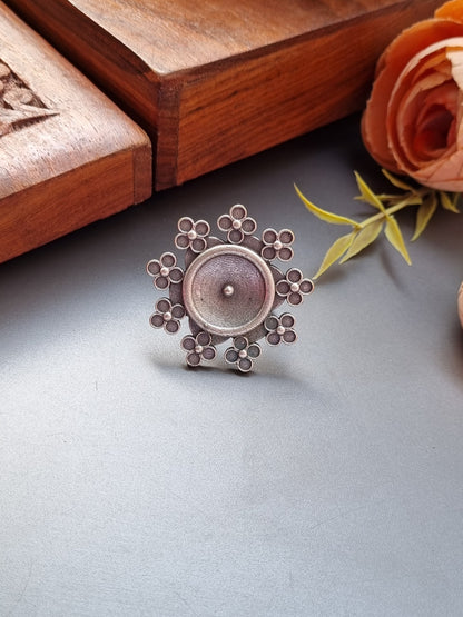 Flower Brass Ring