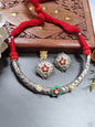 Fusion dual tone Hasli Set- Brass