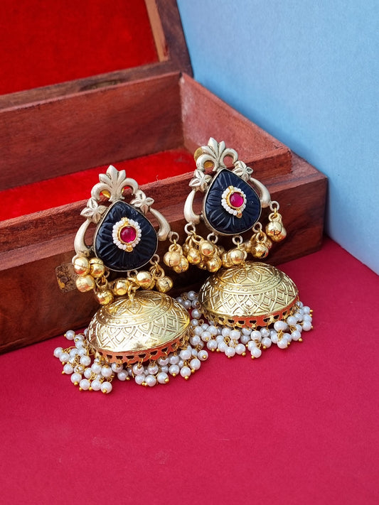 Indhu Dual tone Statement Jhumka