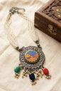 Long Necklace Set- Oxidised