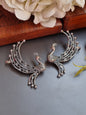 Peacock brass Earcuff