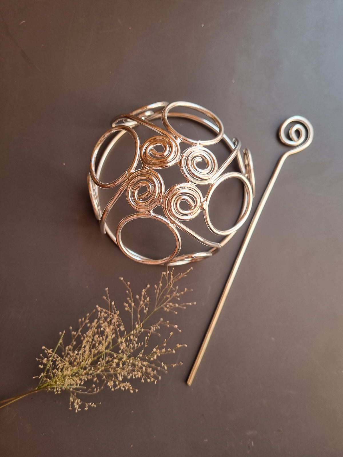 Kundan Hair Bun Cage Accessory