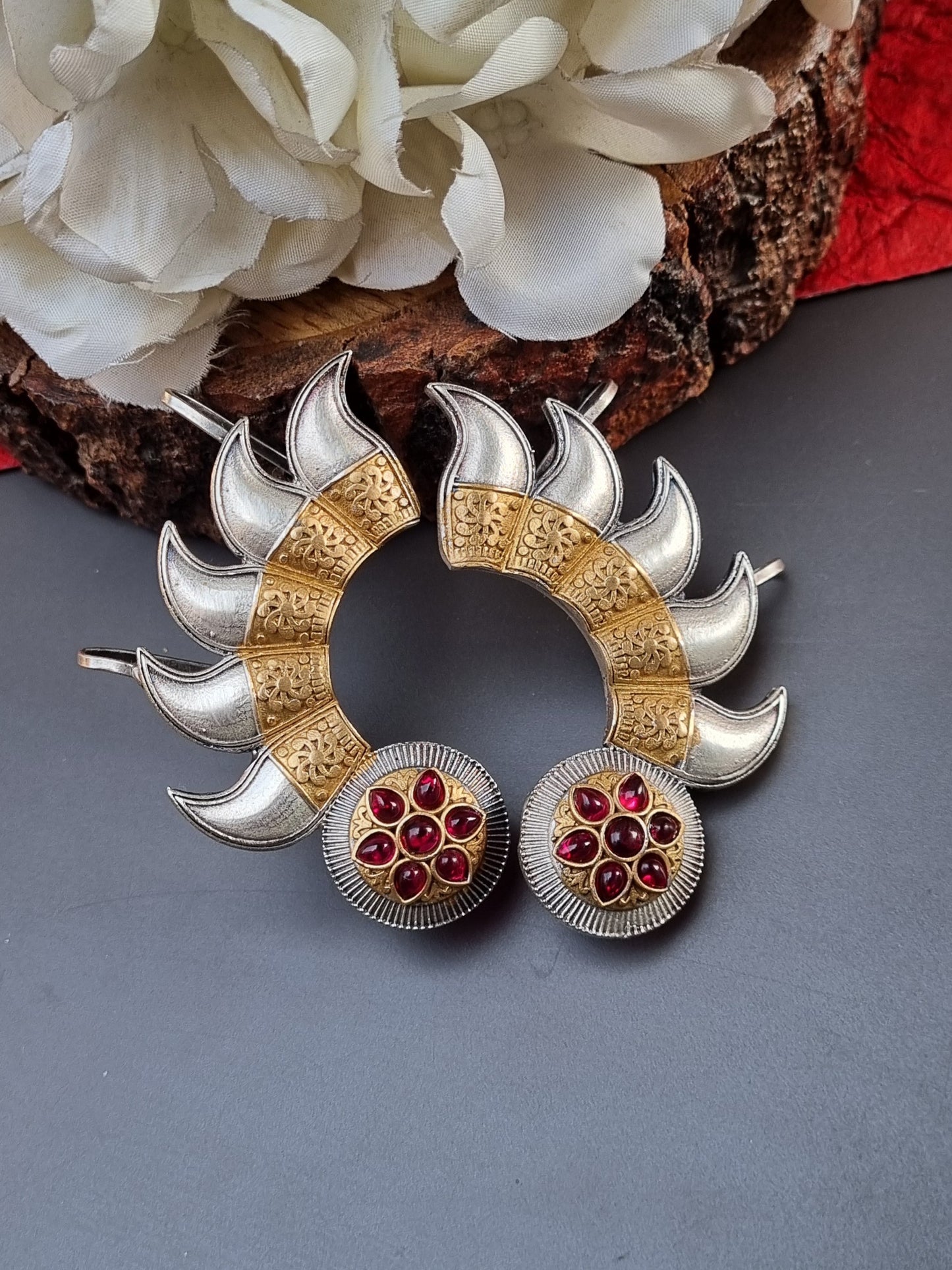 Dual tone fusion Brass Earcuff