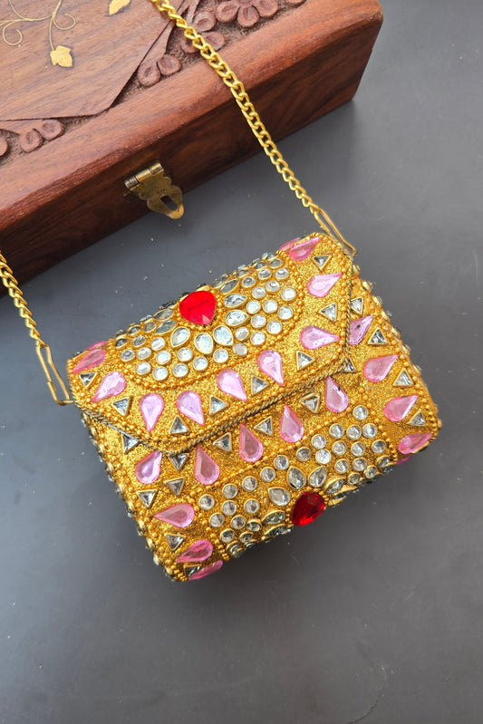 Mini Kundan Bag