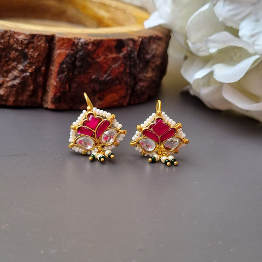 Pachi Kundan Bugadi Earcuffs