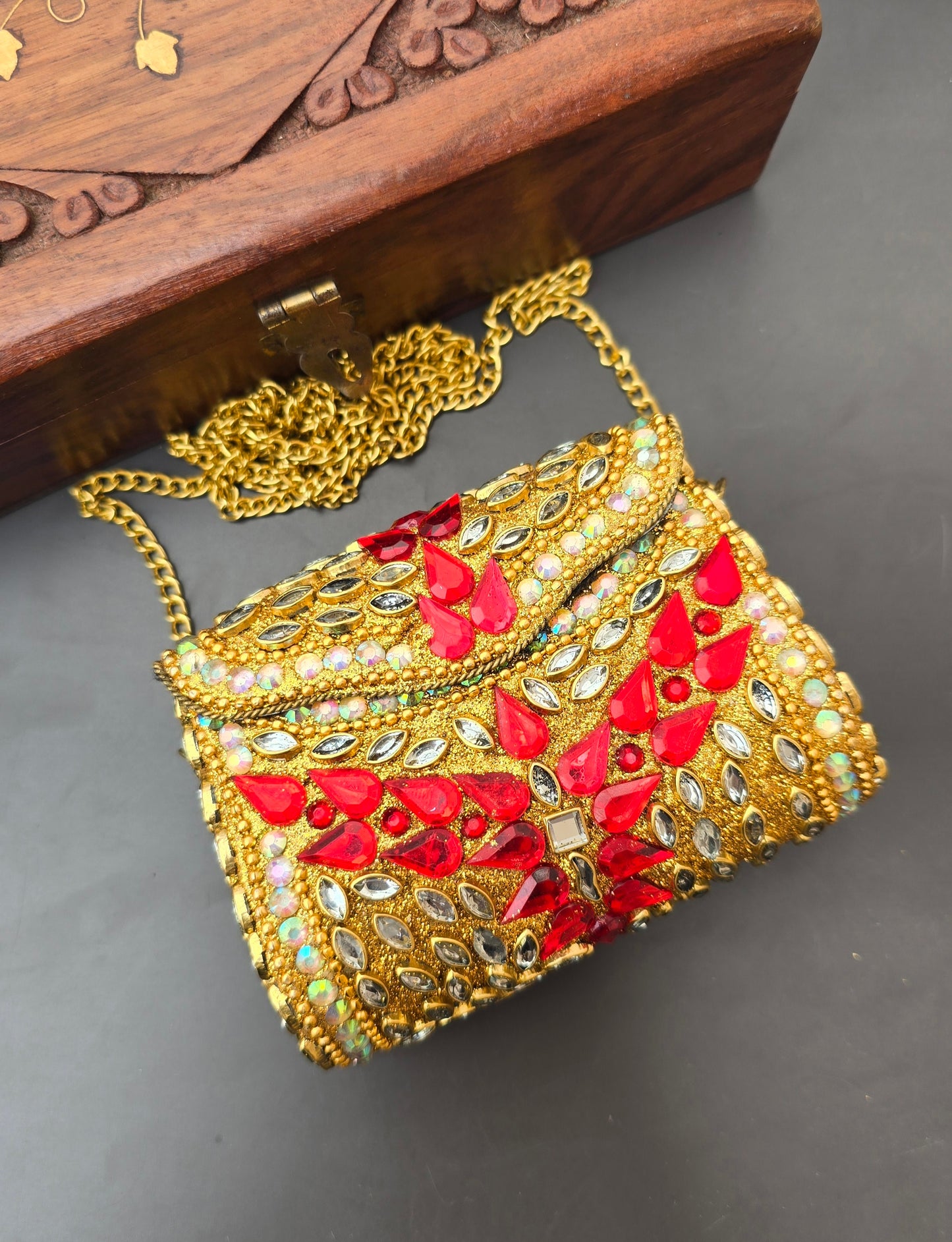Mini Kundan Bag