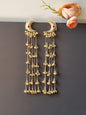 Moon Golden Pachi Kundan Kashmiri Earrings