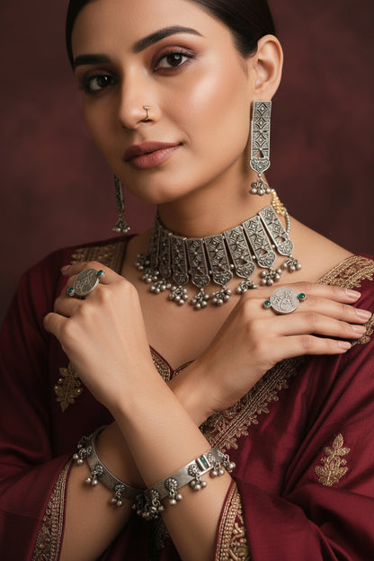 Navratri Jewellery Combo Set