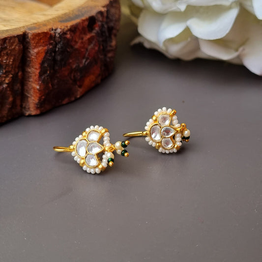 Pachi Kundan Bugadi Earcuffs