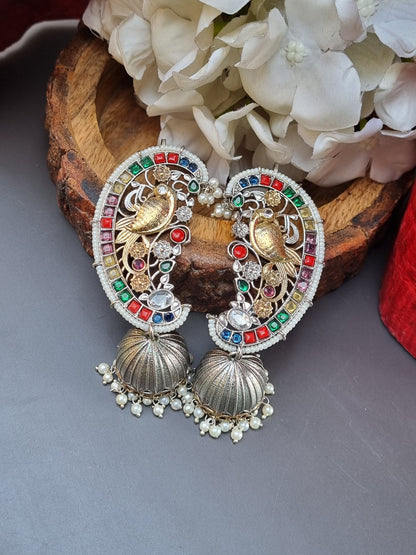 Dual tone Earcuff- Brass