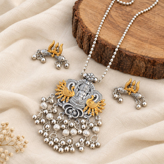 Durga Oxidised Necklace