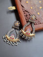 Dual tone Pachi Kundan Earrings