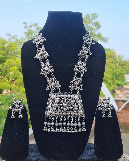Oxidised Necklace set