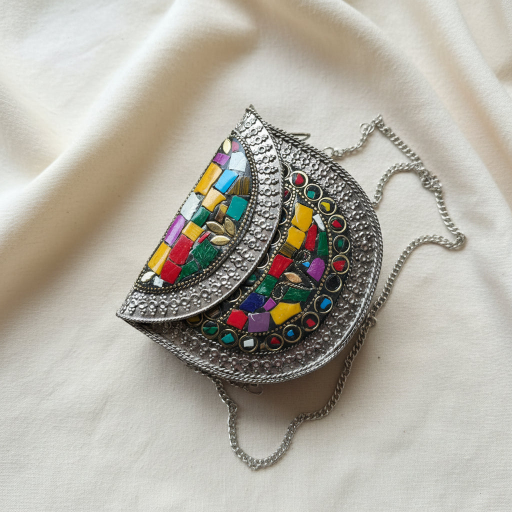 Silver Multi Mini Bag