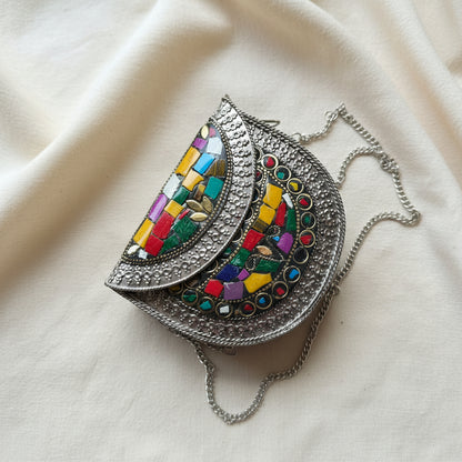 Silver Multi Mini Bag