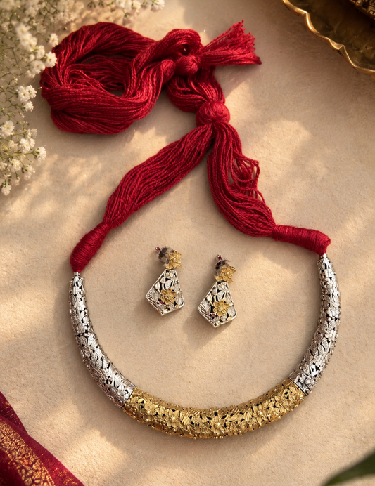 Dual tone Choker Set