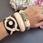 Set of 3- Resin Bangles stack