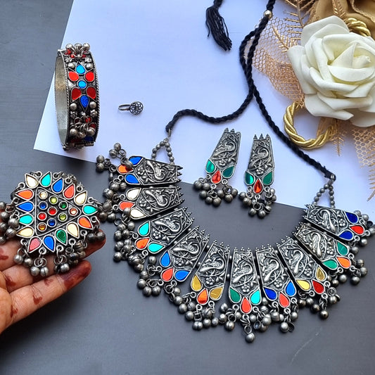 Navratri Jewellery Combo Set