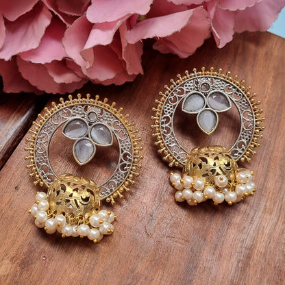 Dual Tone Earrings