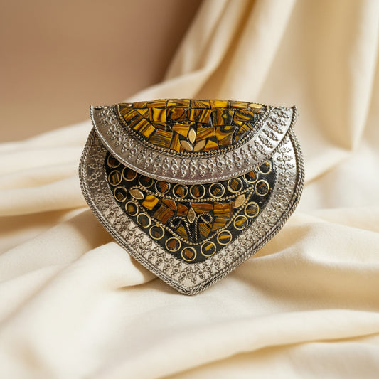 Silver Mustard Mini Bag